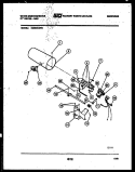 BURNER, IGNITER AND VALVE Diagram and Parts List for DG600KXW4  Frigidaire Dryer