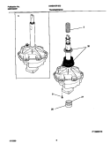 P12M0010 TRANSMISSION Diagram and Parts List for GWS645RHS0  Gibson Washer