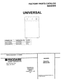 COVER Diagram and Parts List for MWX233RED2  Frigidaire Washer
