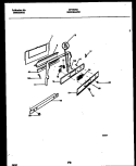 BACKGUARD Diagram and Parts List for GF760RXW1  Frigidaire Range