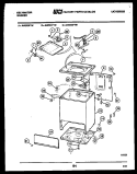 CABINET PARTS Diagram and Parts List for AW301F1D  Kelvinator Washer