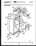 CABINET PARTS Diagram and Parts List for PRT217MCF1  Frigidaire Refrigerator
