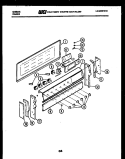 BACKGUARD Diagram and Parts List for CEC4S7DTAA  Gibson Range