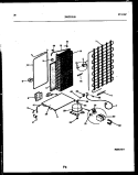 SYSTEM AND AUTOMATIC DEFROST PARTS Diagram and Parts List for FPCE22V3PL0  Frigidaire Refrigerator
