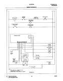 WIRING SCHEMATIC Diagram and Parts List for GLEFS76AQG  Frigidaire Range