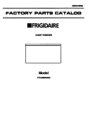 COVER Diagram and Parts List for FFC20M5AW3  Frigidaire Freezer