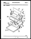 CONSOLE AND CONTROL PARTS Diagram and Parts List for DE27A5WAFC  Gibson Dryer