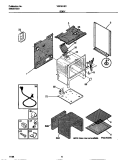 BODY Diagram and Parts List for TGF331SCWB  Tappan Range