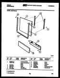 OUTER DOOR PARTS Diagram and Parts List for SU24P4KVLB  Gibson Dishwasher