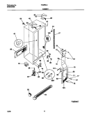 CABINET Diagram and Parts List for F45ZR24JW0  Frigidaire Refrigerator