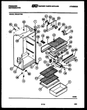CABINET PARTS Diagram and Parts List for FPD12TFH0  Frigidaire Refrigerator