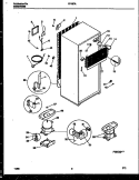 SYSTEM AND AUTOMATIC DEFROST PARTS Diagram and Parts List for FP18TAL0  Frigidaire Refrigerator