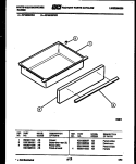 DRAWER PARTS Diagram and Parts List for KF460GDD4  Frigidaire Range
