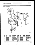 ELECTRICAL PARTS Diagram and Parts List for GAC074S7A1  Gibson Air Conditioner