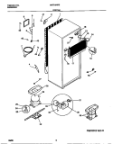 SYSTEM Diagram and Parts List for MRT18NREW0  Frigidaire Refrigerator