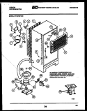 SYSTEM AND AUTOMATIC DEFROST PARTS Diagram and Parts List for RT19F8WT3H  Gibson Refrigerator
