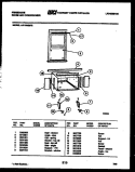 WINDOW MOUNTING PARTS Diagram and Parts List for AR18NS8F2  Frigidaire Air Conditioner