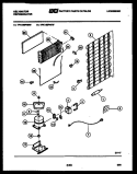 SYSTEM AND AUTOMATIC DEFROST PARTS Diagram and Parts List for TPK160PN0W  Kelvinator Refrigerator
