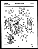 BODY PARTS Diagram and Parts List for RE32BNW2  Frigidaire Range