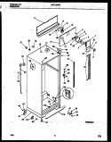 CABINET PARTS Diagram and Parts List for WRT19NRAD0  Frigidaire Refrigerator