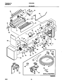 ICE MAKER Diagram and Parts List for FRS24ZGHD3  Frigidaire Refrigerator