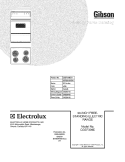 COVER Diagram and Parts List for CGEF309ES1  Gibson Range