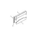 CONSOLE, PANELS Diagram and Parts List for G24PCL0  Frigidaire Wall Oven