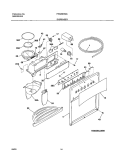 DISPENSER Diagram and Parts List for FRS26H5ASB8  Frigidaire Refrigerator