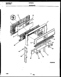 Part Location Diagram of 316024433 Frigidaire PANEL-CONTROL