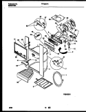 ICE DOOR, DISPENSER AND WATER TANKS Diagram and Parts List for FRT26XHAK1  Frigidaire Refrigerator