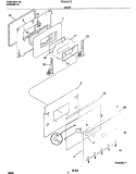 DOOR Diagram and Parts List for FES387CESB  Frigidaire Wall Oven