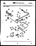 BURNER, MANIFOLD AND GAS CONTROL Diagram and Parts List for VG30CW2  Tappan Range