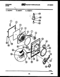 DOOR PARTS Diagram and Parts List for DGCIFW1  Frigidaire Dryer