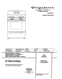 COVER Diagram and Parts List for FGF363MXASA  Frigidaire Range