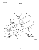 P16B0009 BURNER, VALVE Diagram and Parts List for GDG337REW0  Gibson Dryer