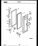 REFRIGERATOR DOOR PARTS Diagram and Parts List for GRS26WRAW0  Gibson Refrigerator