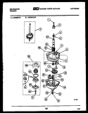 TRANSMISSION PARTS Diagram and Parts List for AW300G1D  Kelvinator Washer