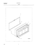 DOOR Diagram and Parts List for MFC07M1BW5  Frigidaire Freezer
