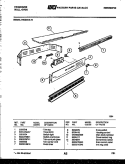 CONTROL PANEL Diagram and Parts List for REG94BL3  Frigidaire Wall Oven