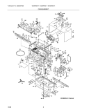 OVEN CABINET Diagram and Parts List for EI30BM5CHZB  Electrolux Microwave
