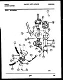 MOTOR AND IDLER ARM CLUTCH Diagram and Parts List for WL24F2WYMA  Gibson Washer