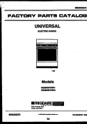 COVER Diagram and Parts List for CE200SP2WW02  Uni Cooktop