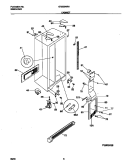 CABINET Diagram and Parts List for GRS20HRHD4  Gibson Refrigerator