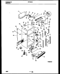 CABINET PARTS Diagram and Parts List for FRT24RHAD0  Frigidaire Refrigerator
