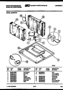 SYSTEM PARTS Diagram and Parts List for AS248N2K2  Frigidaire Air Conditioner