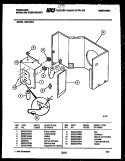ELECTRICAL PARTS Diagram and Parts List for A08LE2N2  Frigidaire Air Conditioner