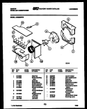 AIR HANDLING PARTS Diagram and Parts List for AK22E5RWA  Gibson Air Conditioner