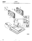 COMPRESSOR PARTS Diagram and Parts List for FAC056W7A5  Frigidaire Air Conditioner