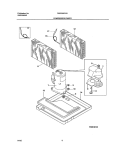 COMPRESSOR PARTS Diagram and Parts List for FAS155K1A3  Frigidaire Air Conditioner