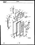DOOR PARTS Diagram and Parts List for FRT24RHAD0  Frigidaire Refrigerator